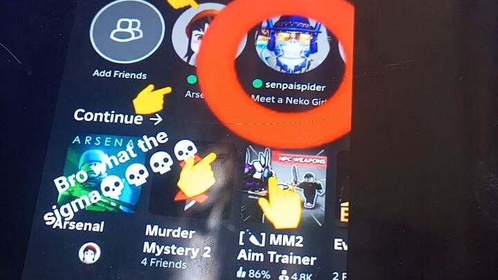 what is the bro doing in roblox