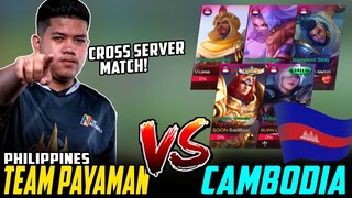 CAMBODIAN IN PH SERVER DINUROG NANG TEAM PAYAMAN SA RANK! PHILIPPINES VS. CAMBODIA ~ MOBILE LEGENDS