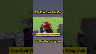 Minecraft Nhưng Đây Là Thế Giới Đảo Ngược 🤣 #shorts