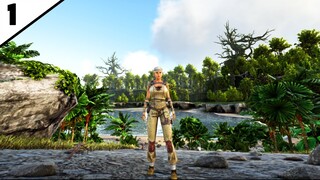 PETUALANGAN BARU BARBARA - ARK Survival Evolved Crytal Isles Indonesia #1