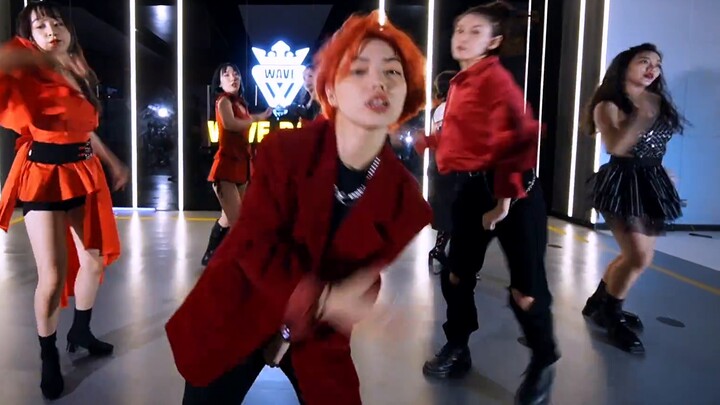 [Xinjiang WAVE Dance] THE-9 "Alien Beast" 9-person dance cover classroom version practice room