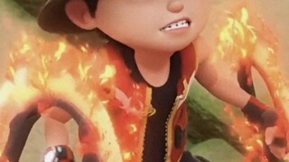 Kenapa Boboiboy Blaze selalu tangannya terbuka ?