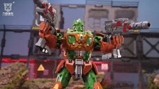 LJ1622 rhino rider robot toys，The deformation process is smooth！