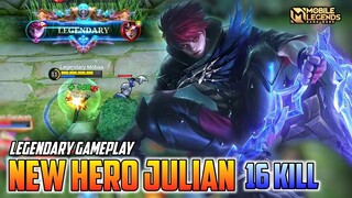 Julian Mobile Legends, Next New Hero Julian Gameplay - Mobile Legends Bang Bang