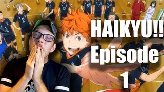 Watching Haikyuu!! For the First Time- Episode 1 Anime Review