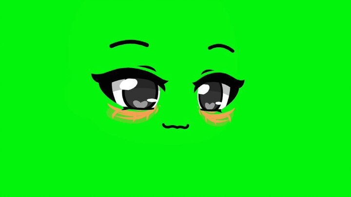 Beautiful Blinks (lazy green screen)