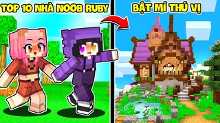 GẤU MORA BẬT MÍ TOP 10 VỀ NHÀ NOOB RUBY SIÊU HOT TRONG MINECRAFT