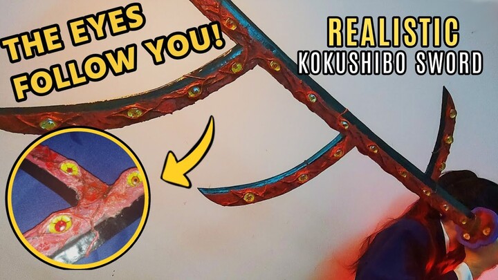 We Made a Realistic KOKUSHIBO's Sword | Demon Slayer Cosplay