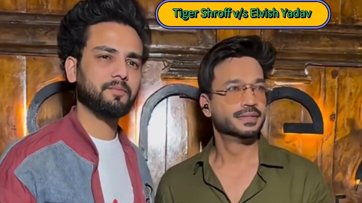 Elvish Yadav Vs Tiger Shroff Huge Fan War 😱 #shorts #ytshorts #elvishyadav #tigershroff #fanwar