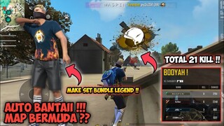 DIKROYOK SATU SQUAD ?! LANGSUNG GUA BANTAI !! | TOTAL 21 KILL |  FREE FIRE INDONESIA.