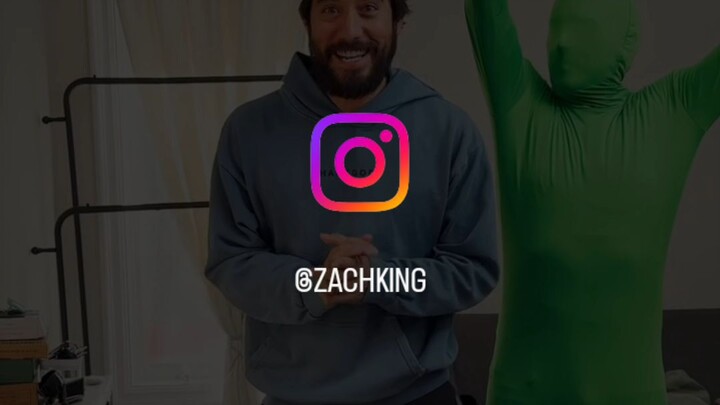 zach king logo remake of instagram speedrun be like