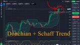 Quotex Trading OTC Strategy - Donchian Channel and Schaff Trend