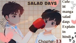salad days BL manga chapter:-13 bl manga explained in Hindi #saladdays