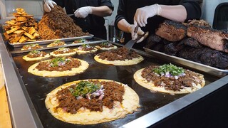 미국식 비리아 타코! 스모크 바베큐 / American style Birria Taco! smoke barbecue - korean barbecue shop