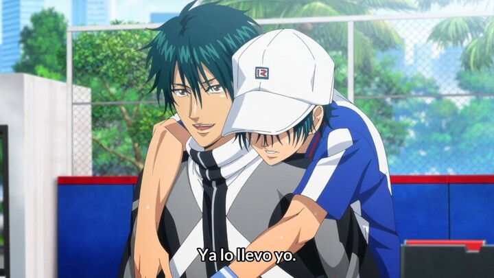 Ryoma se desmaya y Ryoga lo lleva en su espalda ♥ New Prince of Tennis ♥ Copa Mundial-Sub 17 ♥ Cap 1