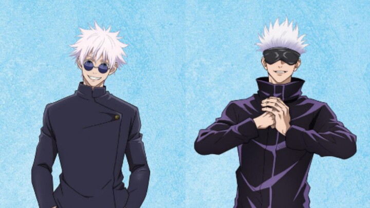 17 years old VS 28 years old Gojo Satoru He is still the same boy, without any change