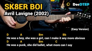 Sk8er Boi - Avril Lavigne (2002) Easy Guitar Chords Tutorial with Lyrics Part 2 REELS