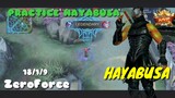 PRACTICE HAYABUSA IN RANK - BASIC HAYABUSA - BY ZEROFORCE ~MLBB