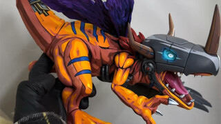 MechanicalGreymon is given to the selected remaining children to watch