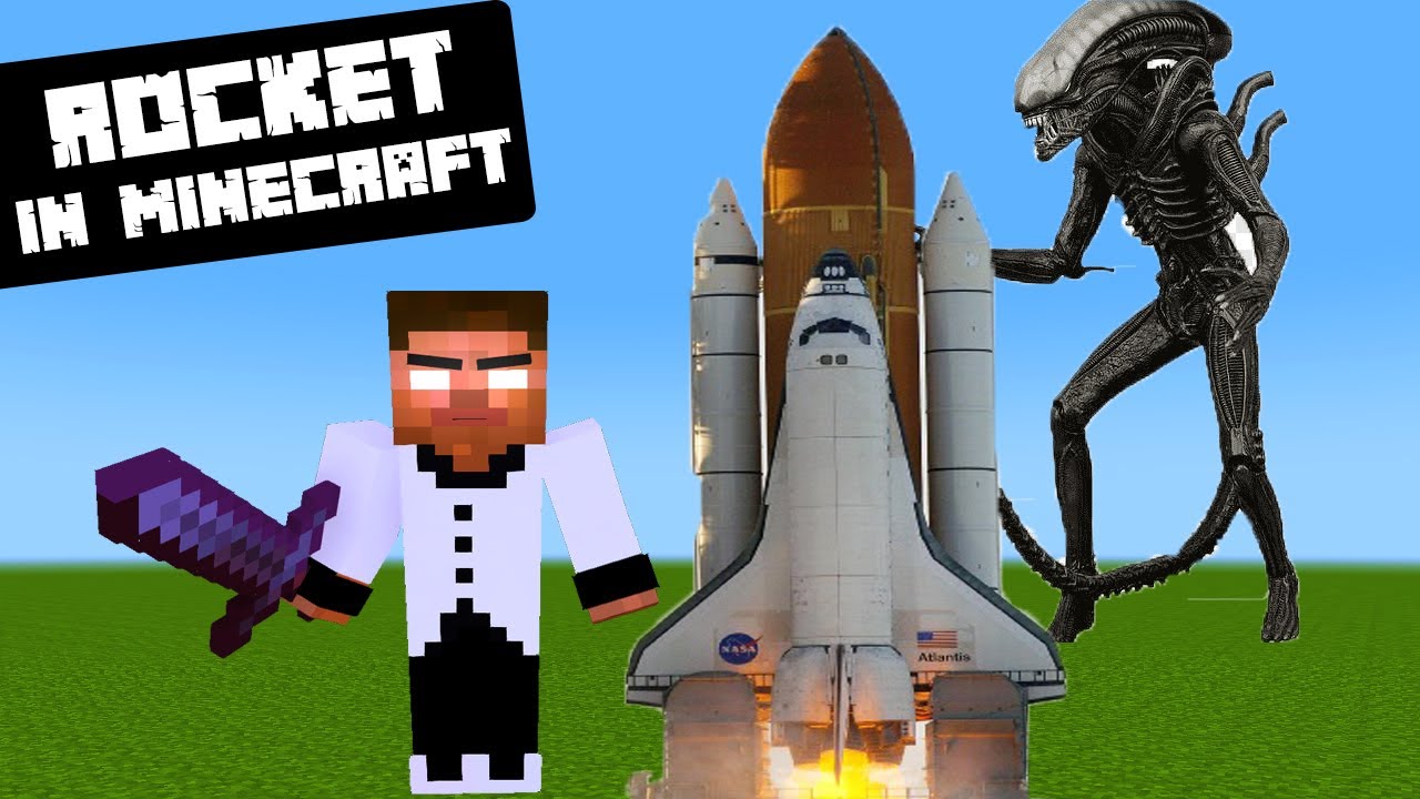 How To Make Rocket In Minecraft Bilibili