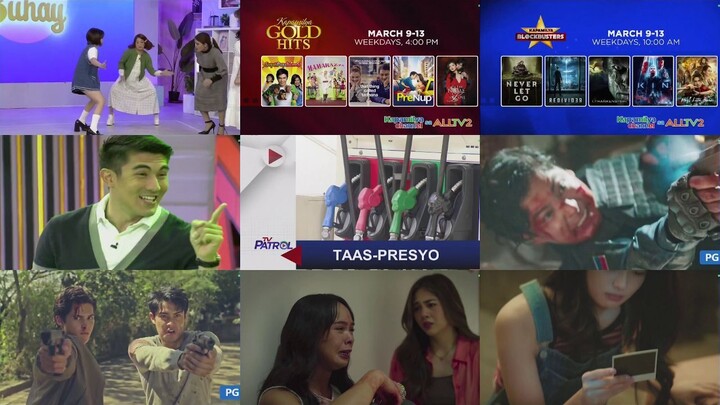 Kapamilya Channel sa ALLTV2 Commercial Break March 12, 2026 (Thursday)