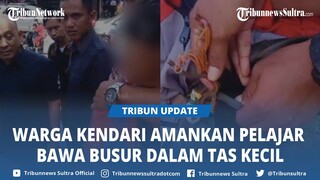 BREAKING NEWS Warga Amankan Pelajar Kedapatan Bawa Busur Dalam Tas Kecil di Kendari Sultra