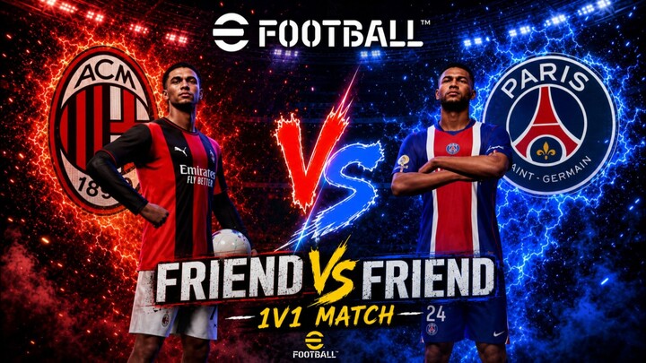 AC MILAN vs PARIS efootball match 😱 || Galib The Only One