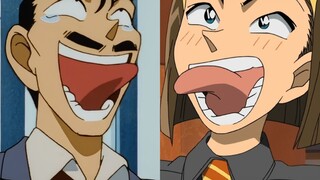 Uncle Maori's tongue-sticking smile VS Sonoko's tongue-sticking smile