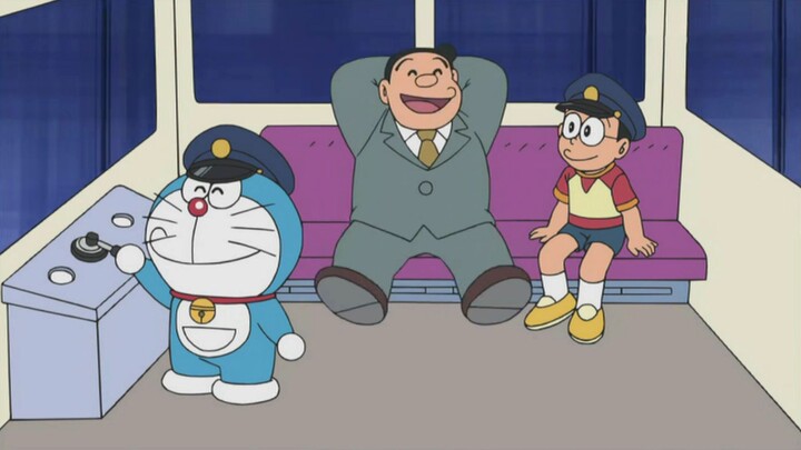 Doraemon Bahasa Indonesia Ep 130 - "Kereta Bawah Tanah Di Hari Ayah" & "Giant Jatuh Cinta (part 1)"