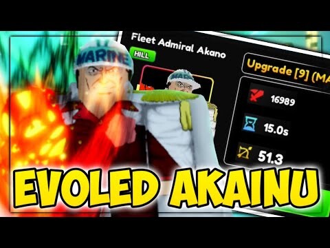 MAXED Evolved Akainu is SO OP in Anime Adventures