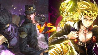 堂堂正正的单挑！白金之星镇魂曲 VS 黄金体验镇魂曲！