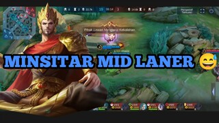 MINSITAR MID LANER 😅 AUTO SUREN