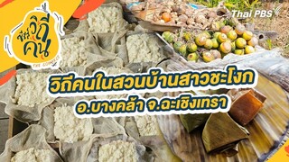 วิถีคนในสวนบ้านสาวชะโงก อ.บางคล้า จ.ฉะเชิงเทรา | ซีรีส์วิถีคน