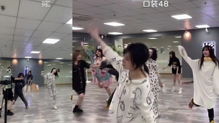 Dual-camera view of the girl idols | The first shot of Team X's slipper battle was fired by Elder Ti