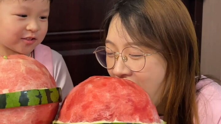 When I make watermelon lollipops for our baby