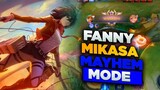 Fanny skin Mikasa in Mayhem Mode Montage! ⚡