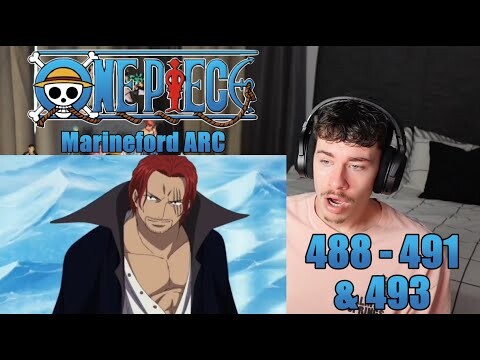 Enter Shanks! The Ultimate War Ends at Last! Luffy and Ace! | One Piece - 488 - 491 & 493 | Reaction