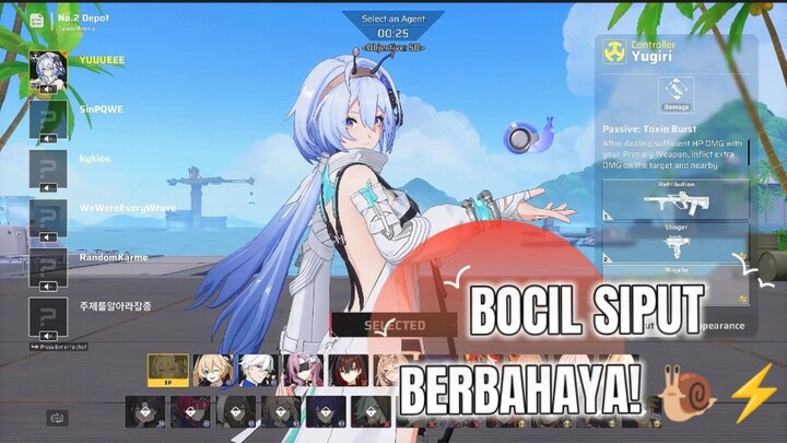 Pertama Kali Coba Yugiri Agent Siput di Strinova!!