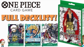 FULL Worst Generation Starter Decklist Revealed (ST-02) - Every Card! (One Piece TCG News)
