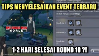 TIPS MENYELESAIKAN EVENT TERBARU DENGAN CEPAT UNTUK F2P - One Punch Man World