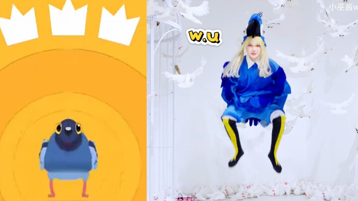 🕊️Entah kenapa, gerakan tarian merpati petirku begitu anggun dan memesona~