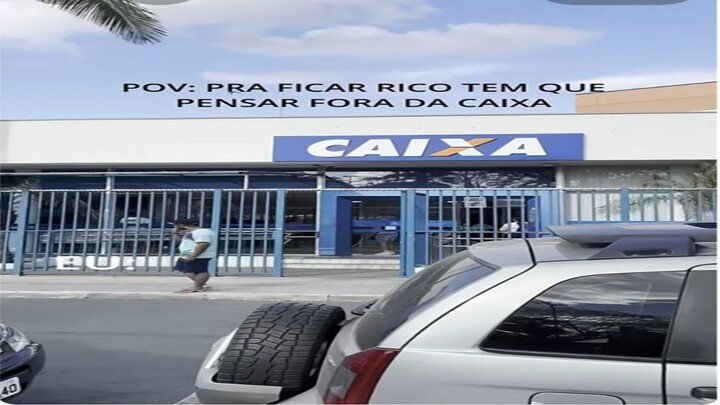 Tem que pensar fora da caixa