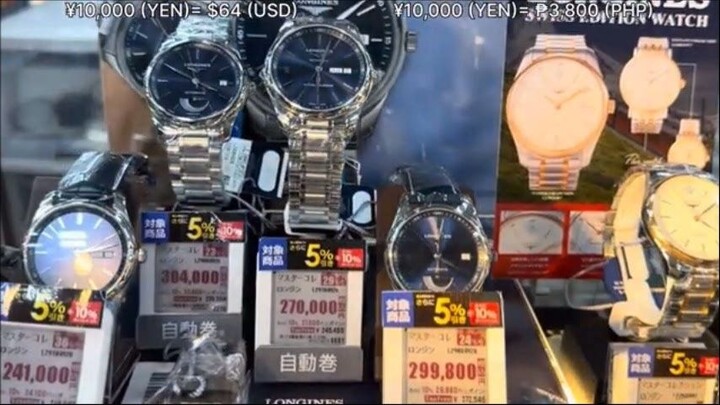 Longines, Tissot, Hamilton & More! Affordable Watch Shopping at Bic Camera