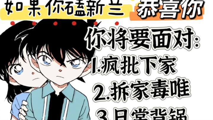 如果你磕新兰，你将要面对……
