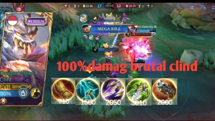 clind damag nya brutal banget lawan ketarketir