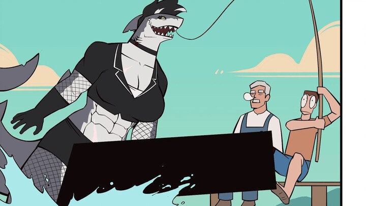 Fury Witch Extra: ชาวประมงได้รับรางวัล Shark Girl