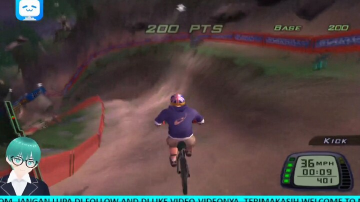 Mencoba bermain Downhill PS2 #VCreator