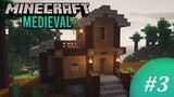 Minecraft : Membuat Rumah Pertama dan Terakhir :') | Minecraft Medieval #3