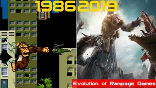 Evolution of Rampage Games [1986-2019]