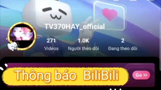 Thông báo BiliBili